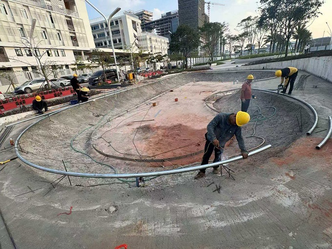 极限运动场地施工