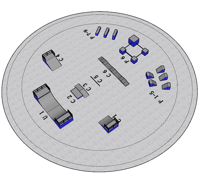 滑板场设计 滑板场设计