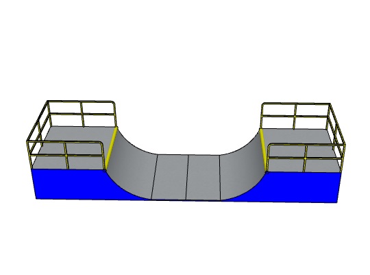 U型槽 U槽滑板场地施工建造